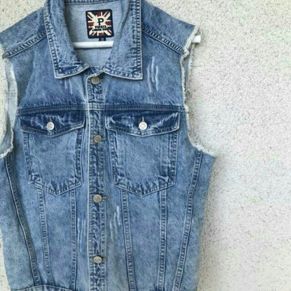 Papaya Jackets & Blazers - Cut off Jean Jacket
